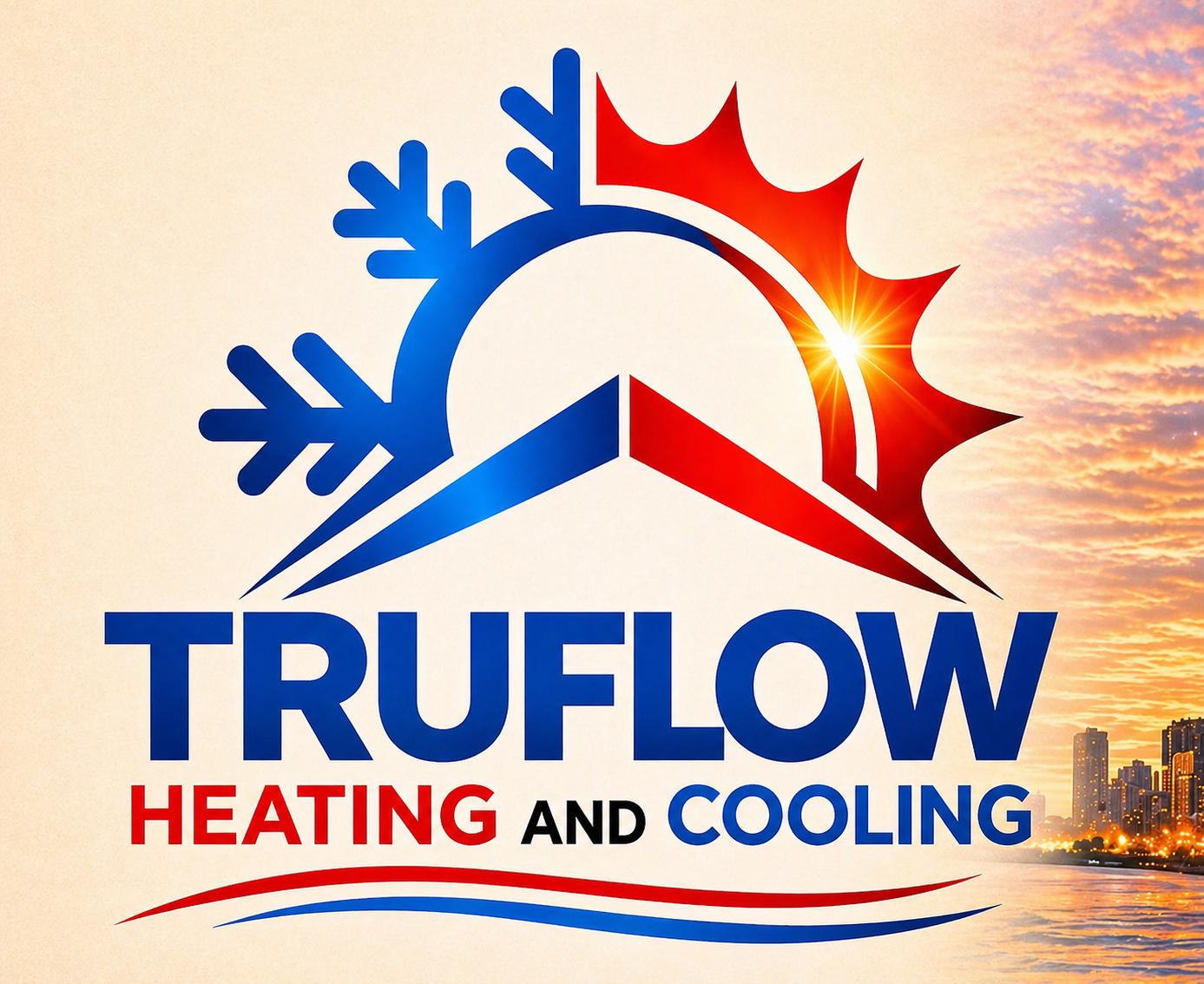TruFlow Heating and Cooling Logo