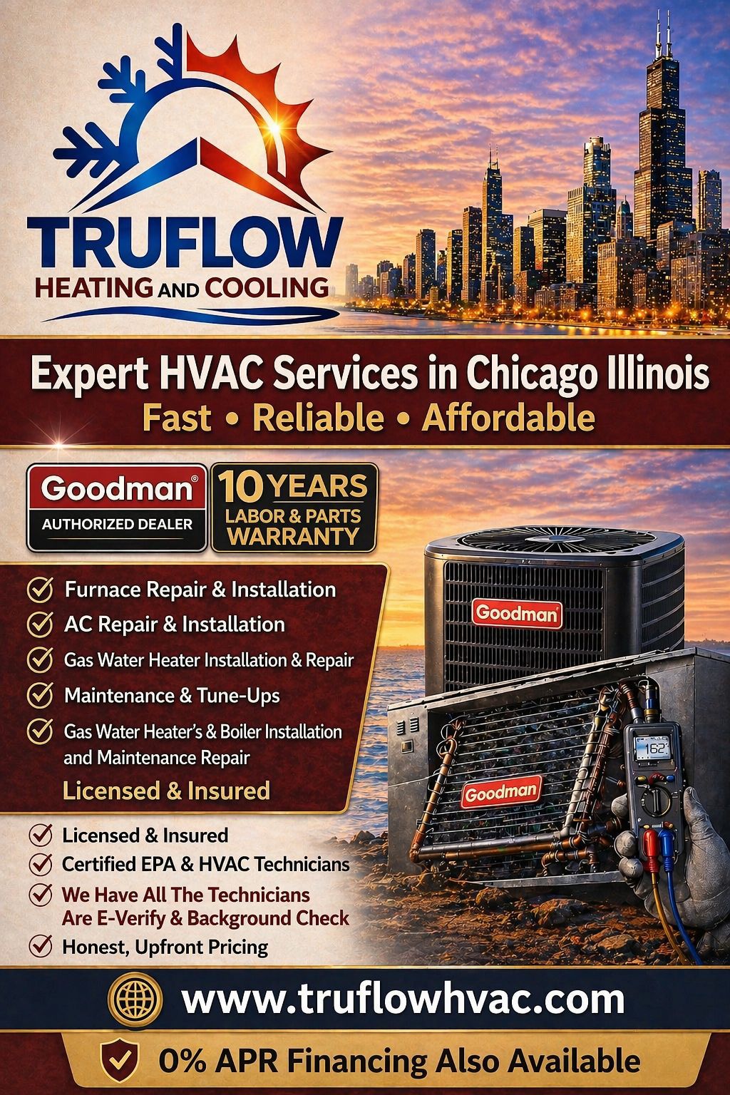 TruFlow HVAC — Expert HVAC Services in Chicago Illinois
